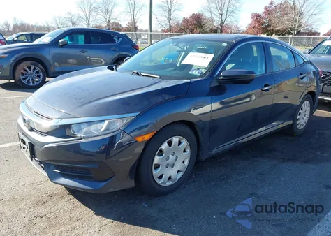 2017 Honda Civic Ex from USA, damaged, VIN 2HGFC2F75HH563796